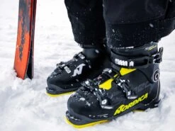 Nordica Men's Speedmachine 110 Ski Boot 2020-2021 -Volcom Store 050h78033h1 speedmachine 110 black anthracite yellow gallery5 final