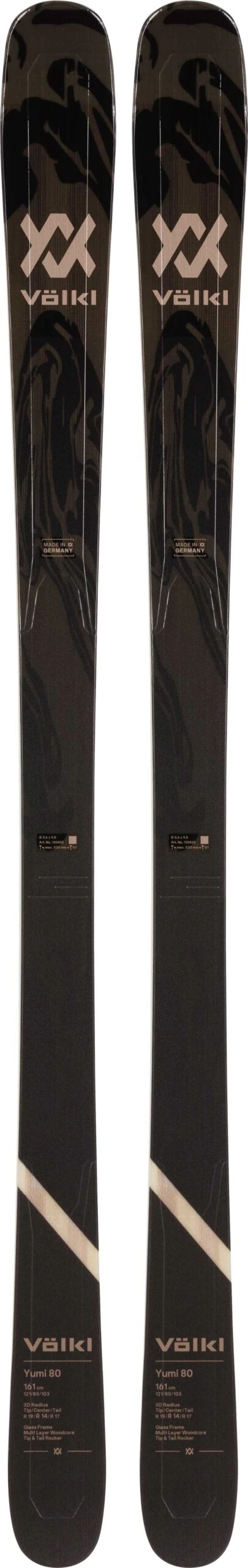 Volkl Ladies' Yumi 80 Flat Ski 2020-2021 3 Volkl Ladies' Yumi 80 Flat Ski 2020-2021