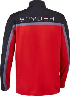 Spyder Men's Vortex Quarter Zip T-Neck 2020-2021 -Volcom Store 205034 600 red gallery1 final
