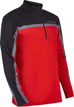Spyder Men's Vortex Quarter Zip T-Neck 2020-2021 -Volcom Store 205034 600 red gallery6 final