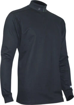 Polarmax Men's Xtra Dry Cotton Zip Mock T-Neck Baselayer