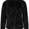 Obermeyer Teen Girls' Furry Fleece Quarter Zip T-Neck 2020-2021 -Volcom Store 3700016009 black final