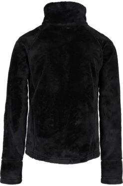 Obermeyer Teen Girls' Furry Fleece Quarter Zip T-Neck 2020-2021 -Volcom Store 3700016009 black gallery1 final
