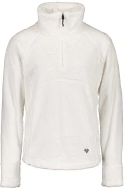 Obermeyer Teen Girls' Furry Fleece Quarter Zip T-Neck 2020-2021 -Volcom Store 3700016010 white final