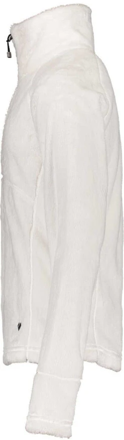 Obermeyer Teen Girls' Furry Fleece Quarter Zip T-Neck 2020-2021 -Volcom Store 3700016010 white gallery2 final