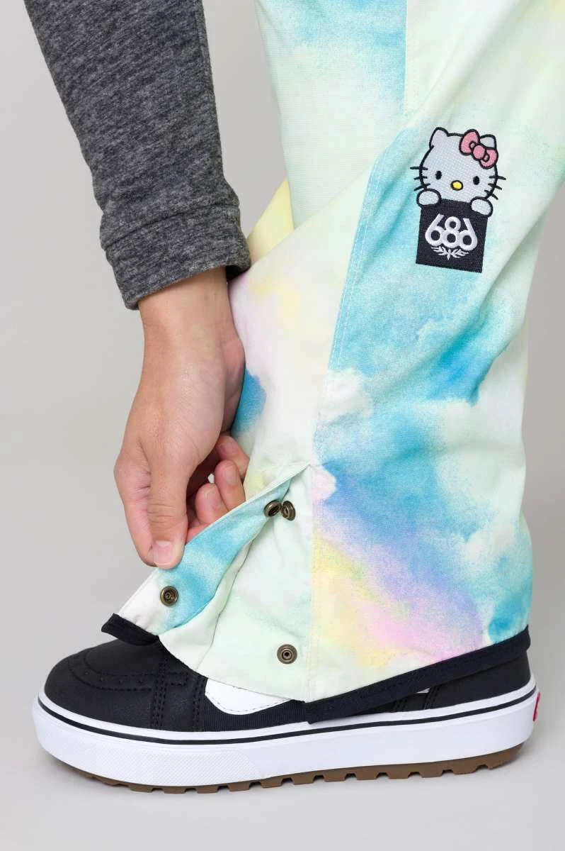 686 Ladies Harper Hello Kitty Limited Edition Insulated Bib 2022-2023 - Image 8