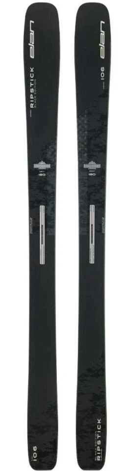 Elan Ripstick 106 Black Edition Flat Skis 2022-2023 -Volcom Store ELAN 12W RIPSTICK 106 BLK ED FLAT 12W335939328