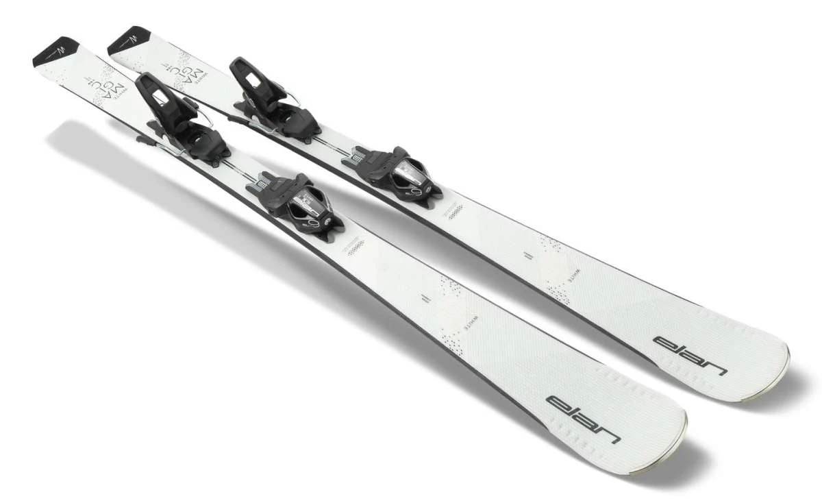 Elan Ladies White Magic System Ski With ELW 9.0 Ski Bindings 2022-2023 - Image 2