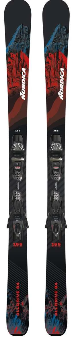 Nordica Alldrive 84 System Ski With Compact 10 FDT Ski Bindings 2022-2023 3 Nordica Alldrive 84 System Ski With Compact 10 FDT Ski Bindings 2022-2023
