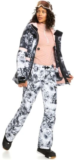 Roxy Ladies Nadia Print Insulated Pant 2022-2023 -Volcom Store roxy ladies nadia print insulated pant 2022 2023 ski pro 624771233